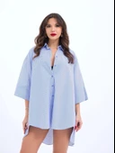 4328 GÖMLEK-MAVİ BEYAZ ÇİZGİLİ thumbnail 1