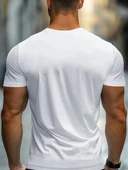 Erkek Kısa Kollu Bisiklet Yaka Viskon Bluz thumbnail 2