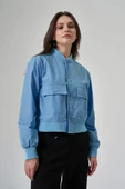 EXUMA KADIN CEKET INDIGO -1521158 - 8