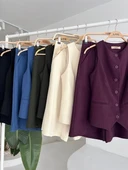 Midi Şortlu Ve Yelekli Viscon Takım 10167 thumbnail 9