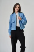 EXUMA KADIN CEKET INDIGO -1521158 - 10