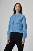 EXUMA KADIN CEKET INDIGO -1521158 - 5