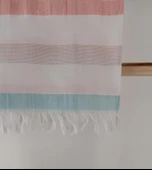 Renkli Çizgili Desenli Hafif Çok Amaçlı 70x140 cm Peştamal Baveno thumbnail 1