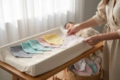 Önü Müslin Arkası Pazen Salya ve Mama Önlüğü, 10 ADET KIZ SET, Fular Önlük, %100 Pamuk - 1
