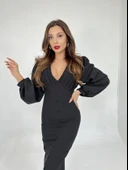 6530 ELBİSE-SİYAH thumbnail 1