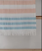 Renkli Çizgili Desenli Hafif Çok Amaçlı 70x140 cm Peştamal Baveno thumbnail 9