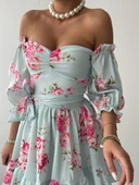 Rucka Belden Bağlamalı Mini Elbise thumbnail 4