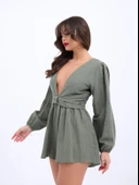 6528 TULUM ELBİSE-HAKİ thumbnail 2