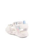 Ayakmod Beyaz Cırtlı Işıklı Kız Çocuk Sandalet 018129 P thumbnail 4
