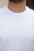 Erkek Kısa Kollu Basic Oversize Tshirt thumbnail 3