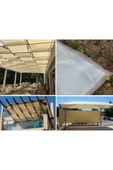 1x10 Krem Balkon Demiri-korkuluğu Örtüsü Balkon File Gölgelik thumbnail 2