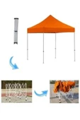 -- TURUNCU--3x3 PORTATİF 1.SINIF KOLAYKURULUM ÇARDAK-TENTE--GAZEBO - 6