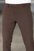Erkek Düz Kesim Bilek Boy Kumaş Pantolon thumbnail 6