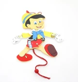 Ahşap Salanan Pinokyo Figürü Alk1196 - 1