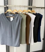 Kadın Vatkalı Düşük Kol Rahat Kesim İkili Takım thumbnail 4