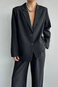 Oversize Ceket - Siyah thumbnail 1
