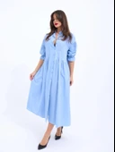 5865 ELBİSE-MAVİ thumbnail 4