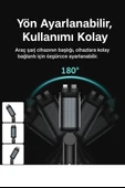 66W Led Işık Tavan Aydınlatmalı 4IN1 Çift Kablolu Hızlı Şarj 3.4A Araç İçi Çakmaklık Şarj Aleti - 2
