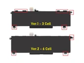 HP Omen 15-EN0036NR ile Uyumlu Notebook Bataryası Pili 6 Cell - Ver.2 - 2