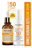Dermaderm Bitkisel Spf 50+ Güneş Kremi ve Leke Karşıtı Güneş Koruma Serumu 2'li Set - 1