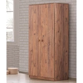Gardırop, Asya 2 Kapaklı Dolap - Ceviz thumbnail 1