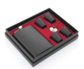 Paslanmaz Çelik 4 Shot Bardaklı Matara Seti Alk2669 - 1