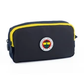 Fenerbahçe 2 Bölmeli Logo Baskılı Suni Deri Kalemlik Lacivert (25746) - 1