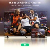 Ugreen 8K HDMI 2.1 Görüntü Aktarma Kablosu 1.5 Metre thumbnail 3