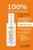 Dermaderm 4 Adet SPF 50+ Güneş Koruma Leke ve Kırışıklık Karşıtı Yüz ve Vücut Güneş Kremi 4 x 100 gr. - 3