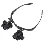 Gözlük Modeli 10x 15x 20x 25x Lens,2led Işıklı,büyüteç - 4