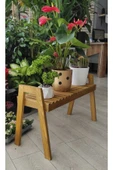 woodretro Ahşap Saksı Altlığı, Saksı Standı, Saksılık, Dekoratif Düzenleyici - 6