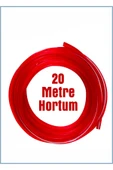 woodretro Bahçe Sulama Tabanca ve Hortum Araba Yıkama Bahçe Sulama Balkon Yıkama Hortumu 20 Metre - 3