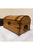 woodretro Ahşap Hazine sandığı 30x20 cm Masif Ahşap - 1