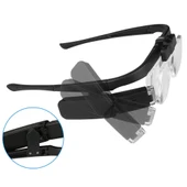 Şarjlı Gözlük Tip Büyüteç Mercek Lup Lensleriyle Taşıma Çantalı 11642dc - 4