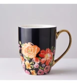 Linens Clove Porselen 340 ml Mug Siyah - 1