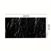 Siyah Mermer Desenli Alüminyum Plastik Duvar Sticker - 2