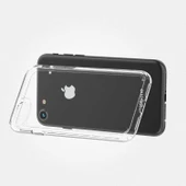 Apple iPhone SE 2020 Kılıf Zore Coss Şeffaf Sert Silikon Kılıf thumbnail 5