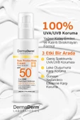 Dermaderm Altın Tozu Etkili Işıltılı Nemlendirici Losyon 250 ml. ve SPF 50+ Yüz ve Vücut Güneş Kremi 100 gr. - 4