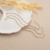 925 ayar gümüş sıralı zirkon taşlı tamtur bileklik thumbnail 3