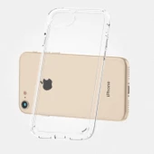 Apple iPhone SE 2020 Kılıf Zore Coss Şeffaf Sert Silikon Kılıf thumbnail 3