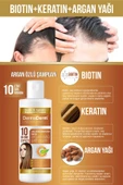 Dermaderm Argan Yağlı Biotin ve Keratinli Bitkisel Saç Bakım Seti(Argan Özlü Şampuan ve Saç Bakım Sütü) 2 x 250 ml. - 2