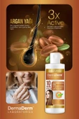 Dermaderm Argan Yağlı Biotin ve Keratinli Bitkisel Saç Bakım Seti(Argan Özlü Şampuan ve Saç Bakım Sütü) 2 x 250 ml. - 4