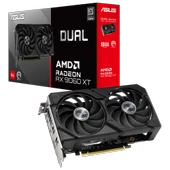 ASUS DUAL-RX9060XT-8G, 8Gb, 128Bit, GDDR6, 1xHDMI, 2xDP, GAMING Ekran Karti thumbnail 1