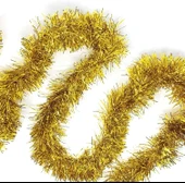 Parti İçin Mega Kalın Sim Süs 2 Metre Uzunluk 10 Cm Genişlik Altın İthal - 3