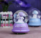 Minik Astronot Işıklı Kar Küresi Alk3109 - 1