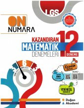 Doğan Akademi Lgs On Numara Kazandıran Matematik 12 Deneme - 1