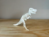 T-Rex 3D Dinozor Puzzle Maket Kiti 29 Parça Kurulabilir Oyuncak İskelet Hobi Eğitim Koleksiyon - 1
