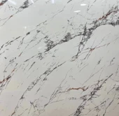 Beyaz Mermer Desenli Yapışkanlı Kaplama Kağıdı  Büyük Boy 5 Metre - 1