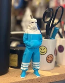 Stormtrooper Figür  Sokak Modası Temalı Dekoratif Biblo, Şehir Stili Kasklı Karakter Modeli - 2