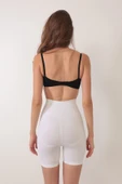 Beyaz Kadın Kalça Kaldırıcı Dikişsiz Korse thumbnail 3